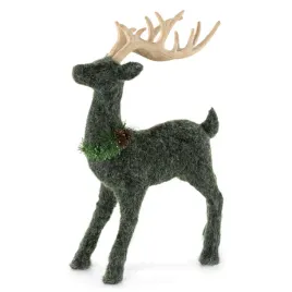 figurka-renifer-swiateczny-30x15x47-stojacy-ciemnozielony