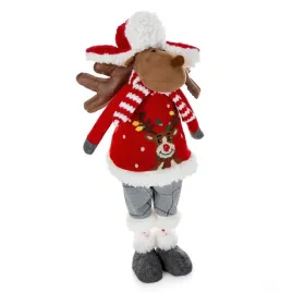 figurka-swiateczna-renifer-stojacy-52cm-czerwony-plusz