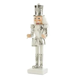 figurka-swiateczna-dziadek-do-orzechow-20cm-bialo-srebrna-zywica