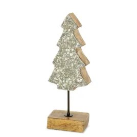 figurka-swiateczna-choinka-23cm-drewniana-srebrne-cekiny-komplet-2-szt
