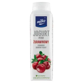 jogurt-pitny-milko-zurawina-330ml-mlekpol