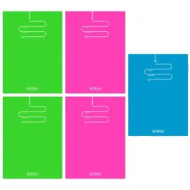 herlitz-neon-color-blocking-zeszyt-w-linie-a5-mix-60-kartek-zestaw-5-sztuk