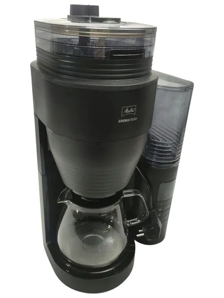 Ekspres przelewowy Melitta AromaFresh II 1030-05 czarny z młynkiem 1080W