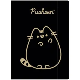 st-majewski-pusheen-gold-kot-teczka-z-gumka-a4-1-sztuka