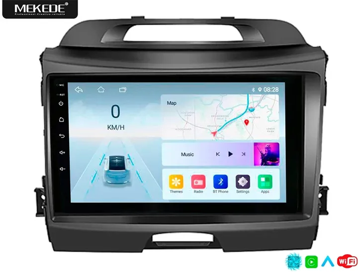 Radio Android Mekede Kia Sportage 2010-2016 2/32GB | CarPlay, BT, GPS