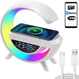 lampka-led-rgb-gamingowa-ladowarka-indukcyjna-glosnik-budzik-radio-zegar