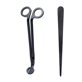 zestaw-akcesoriow-do-swiec-nozyce-i-gasidlo-czarny-elegancki-20-cm