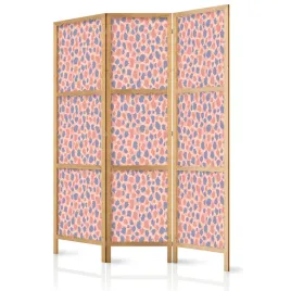 parawan-japonski-panelowy-3-czesci-kolorowe-kropki-plamki-styl-boho-135x172