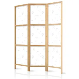 parawan-japonski-panelowy-3-czesci-gwiazdki-samoloty-balony-boho-135x172