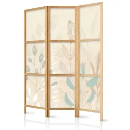 parawan-japonski-panelowy-3-czesci-pastelowe-rosliny-kwiaty-boho-135x172