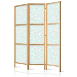 parawan-japonski-panelowy-3-czesci-abstrakcja-rybki-fale-styl-boho-135x172