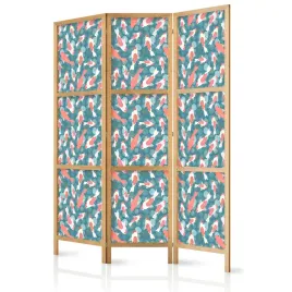 parawan-japonski-panelowy-3-czesci-orientalny-staw-rybki-koi-boho-135x172