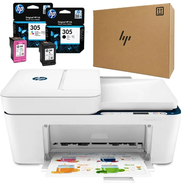 Drukarka Wielofunkcyjna Atramentowa Kolorowa HP DeskJet 4130 tusz HP 305