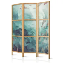 parawan-japonski-panelowy-3-czesci-lawica-ryb-ocean-fale-styl-boho-135x172