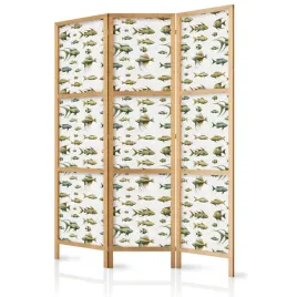 parawan-japonski-panelowy-3-czesci-bezowe-ryby-zwierzeta-styl-boho-135x172