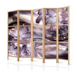 parawan-japonski-panelowy-5-czesci-fioletowe-lilie-kwiaty-cyrkonie-225x172