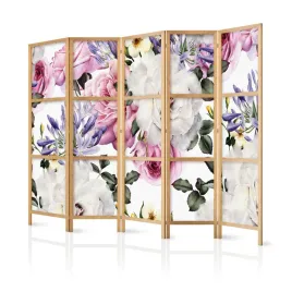 parawan-japonski-panelowy-5-czesci-kwiaty-roze-natura-liscie-boho-225x172