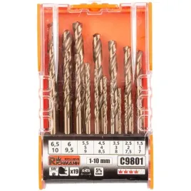 profesjonalny-zestaw-wiertel-kobaltowych-do-metalu-1-10-mm-19-szt-wiertla