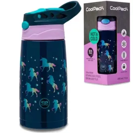 coolpack-bidon-na-wode-jednorozce-blue-unicorn-350ml-bono-z10670