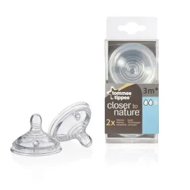 tommee-tippee-2x-smoczek-o-srednim-przeplywie-3m-closer-to-nature