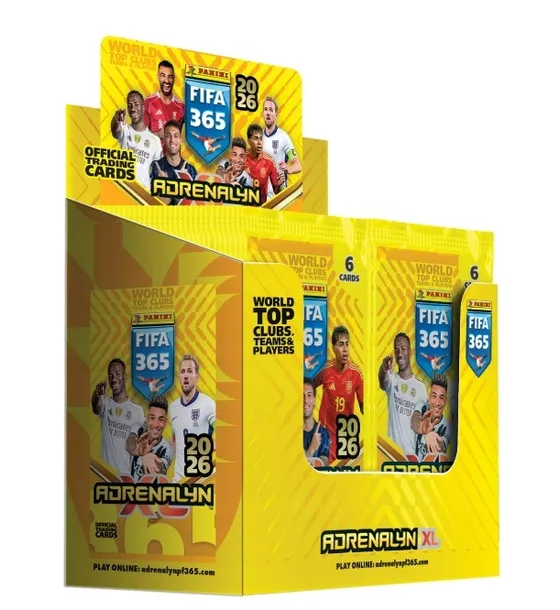 ZESTAW 50 KART PILKARSKICH PANINI FIFA 365 2026 + GRATIS KARTY LIMITED