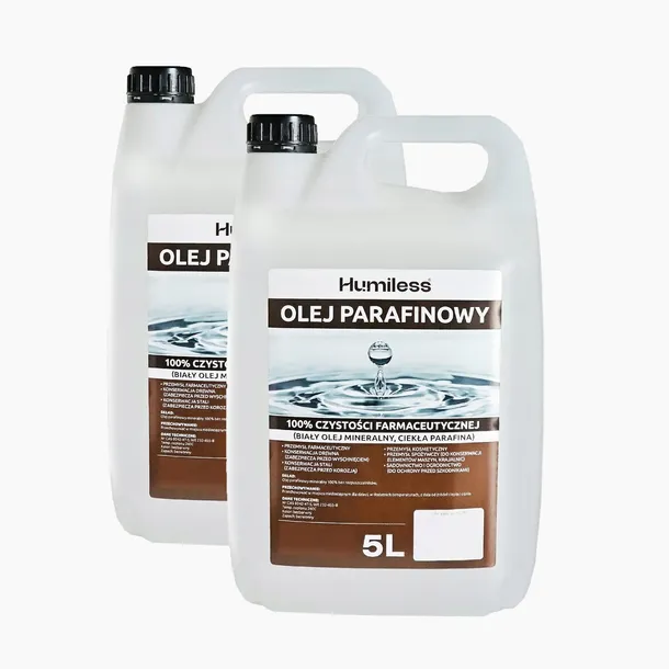 OLEJ PARAFINOWY FARMACEUTYCZNY, CIEKŁA PARAFINA 10L Czysty 100% Humiless