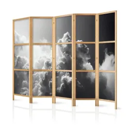parawan-japonski-panelowy-5-czesci-chmury-obloki-niebo-slonce-3d-225x172
