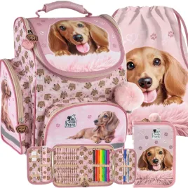 tornister-szkolny-pieski-do-1-klasy-z-pieskiem-jamnik-komplet-3w1-dog