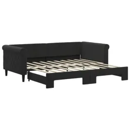 czarna-lezanka-2-w-1-z-aksamitnym-obiciem-219-x-100-x-68-cm