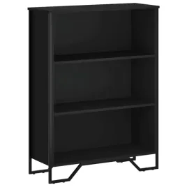 regal-na-ksiazki-z-3-polkami-czarny-80-x-31-x-106-cm