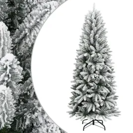 choinka-sztuczna-210-cm-bialo-zielona-z-flokowanym-sniegiem