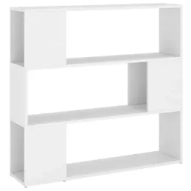 regal-przegroda-na-ksiazki-z-3-komorami-bialy-100x24x94-cm