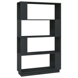 regal-na-ksiazki-z-litego-drewna-sosnowego-szary-80-x-25-x-132-cm