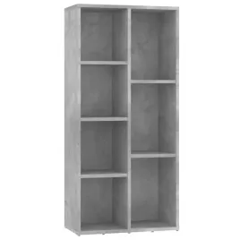 regal-na-ksiazki-z-7-polkami-szarosc-betonu-50-x-25-x-106-cm