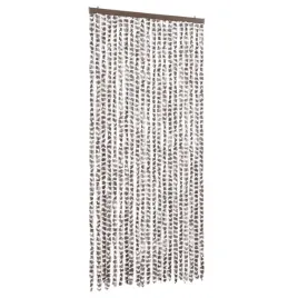 zaslona-przeciwko-owadom-90-x-200-cm-szarobrazowa-biala-szenilowa