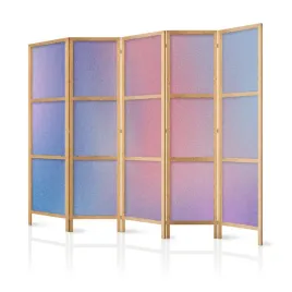 parawan-japonski-panelowy-5-czesci-rozowy-gradient-ombre-abstrakcja-225x172