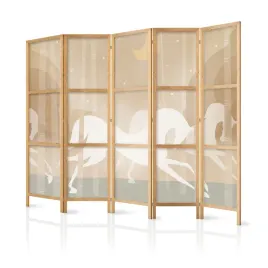 parawan-japonski-panelowy-5-czesci-dla-dzieci-ksiezyc-konie-boho-225x172