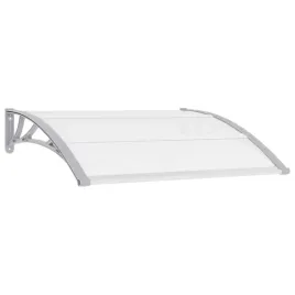 zadaszenie-poliweglanowe-przezroczyste-z-szarymi-wspornikami-120x100-cm