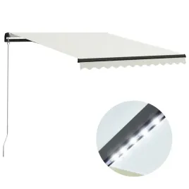 markiza-recznie-zwijana-300x250-cm-kremowa-tkanina-szara-rama