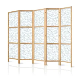 parawan-japonski-panelowy-5-czesci-niebieskie-ryby-styl-boho-natura-225x172