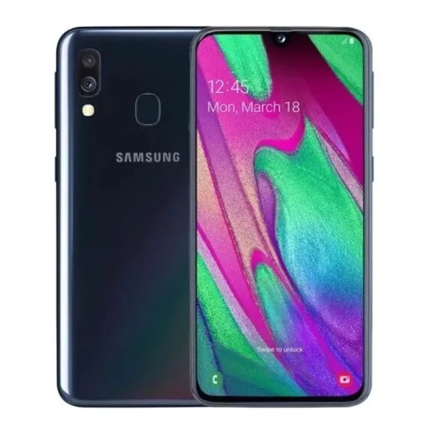 Samsung Galaxy A40 4/64GB LTE AMOLED NFC A405FN/DS Czarny | Stan: Dobry