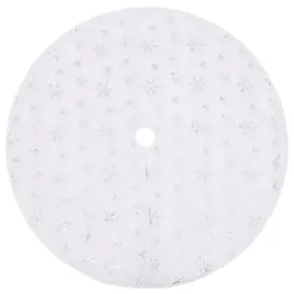 biala-spodnica-choinkowa-90-cm-z-haftowanymi-platkami-sniegu