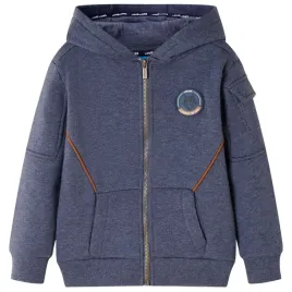 dziecieca-bluza-z-kapturem-ciemnoniebieska-melanz-rozmiar-92-18-24-m