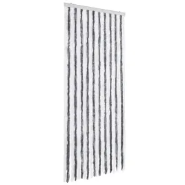 zaslona-przeciw-owadom-z-wlokien-szenilowych-szaro-biala-90x200-cm