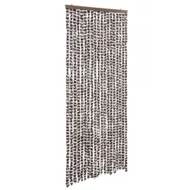 zaslona-przeciwowadziowa-szenilowa-brazowo-biala-56x185-cm