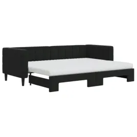 czarna-sofa-rozkladana-2-w-1-z-materacami-223-x-90-x-68-cm