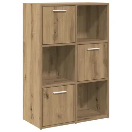regal-na-ksiazki-z-9-przegrodkami-dab-artisan-605-x-30-x-90-cm