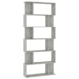 regal-na-ksiazki-z-18-przegrodami-szarosc-betonu-80x24x192-cm