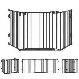 ogrodzenie-dla-psow-pawhut-czarne-2025-cm-x-76-cm-skladane-z-drzwiami