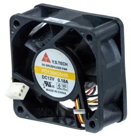 y-s-tech-fd126025hb-3-pin-12v-0-18a-cooling-fan
